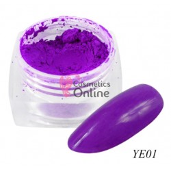 Pigment Matt Neon Amelie pentru unghii Cod NADP016AA  - Mov